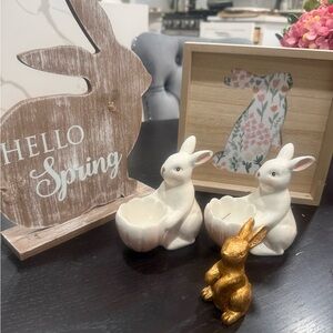 Easter Bunny Decor Set